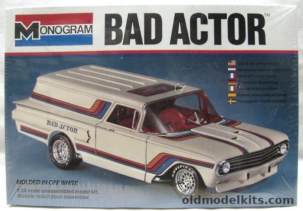 Monogram 1/24 Bad Actor - 1960 Chevrolet Sedan Delivery Hot Rod, 2267 plastic model kit